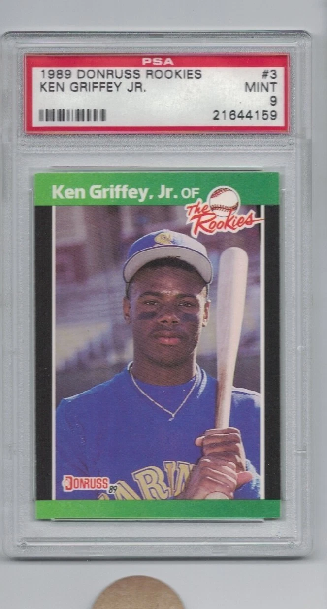 Deal for 1989 DONRUSS ROOKIES #3 KEN GRIFFEY JR GRADED PSA 9 ROOKIE