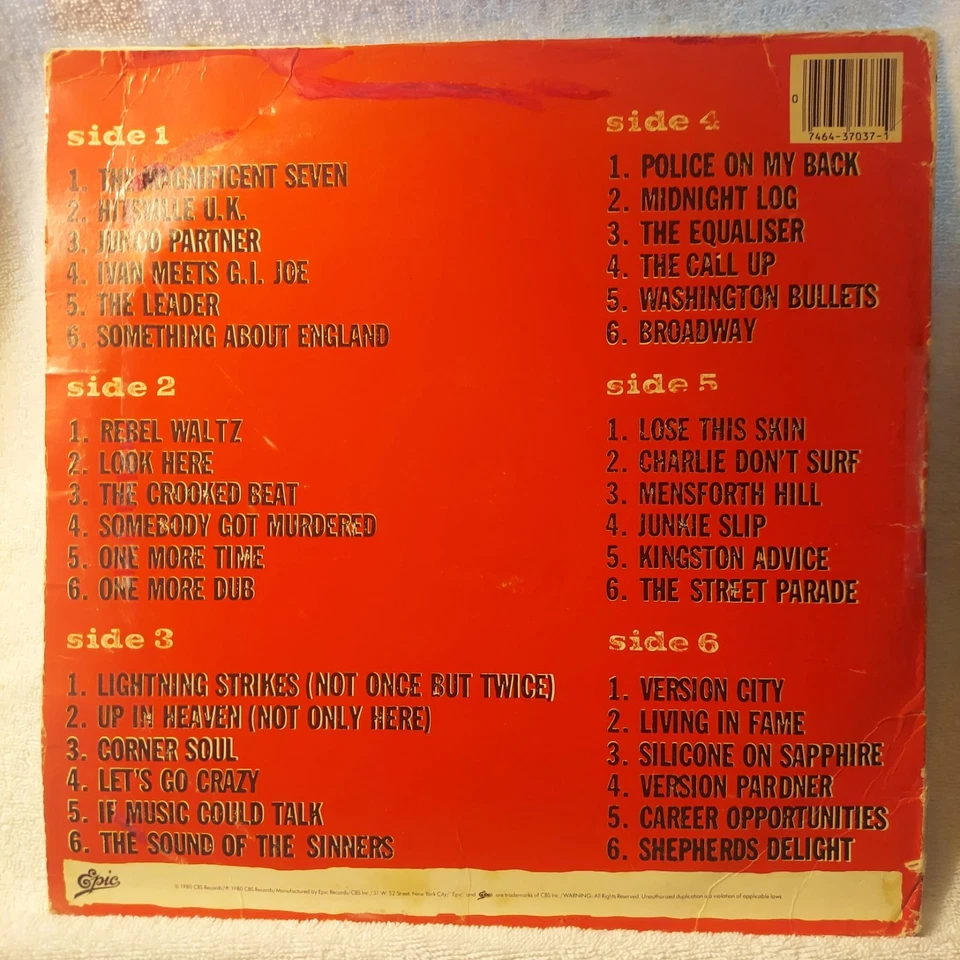 THE CLASH/SANDINISTA! 1980🔥3 x Vinyl, LP, Album W/LYRIC POSTER/FREE SHIPPING/VG - Image 2 of 4