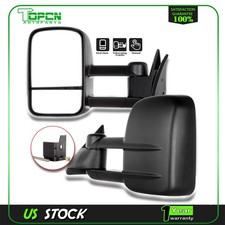 Towing Mirrors Manual Pair For 88-98 Chevy Gmc Ck 150025003500 Side Mirrors Towing Mirrors Manual Pair For 88-98 Chevy Gmc Ck 150025003500 Side Mirrors