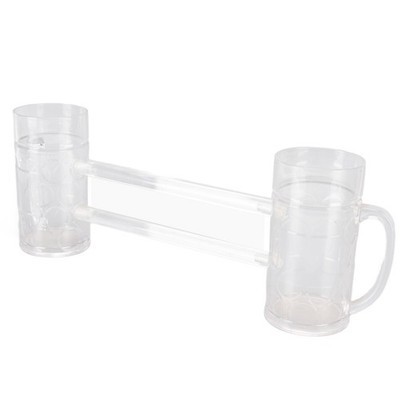 Beer Mug Anti Drop Crystal Lead Free Drinking Glasses With Handle For Bar KT SET