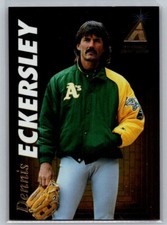 💎1995 Zenith Baseball #27 Dennis Eckersley - Oakland Athletics💎