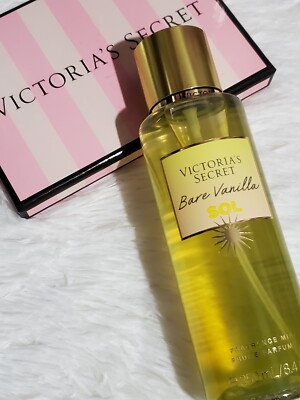 Victoria's Secret BARE VANILLA SOL FRAGRANCE MIST 8.4 OZ | eBay