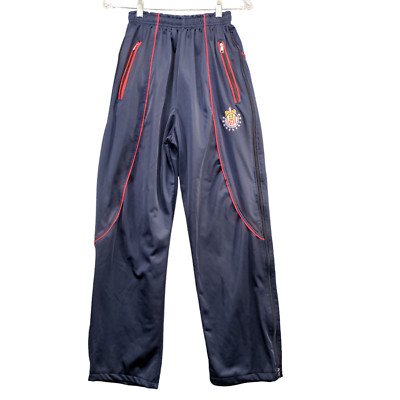 Deportivo Guadalajara Men's Track Pants XS Blue Drawstring Waist Zipper Leg