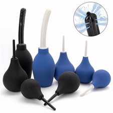 Anal Vaginal Bulb Douche Enema Rectal Colonic Irrigation Syringe Cleaner For Men