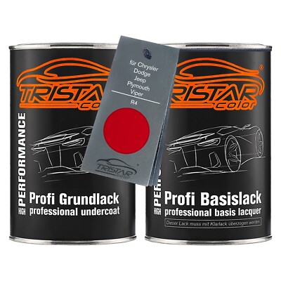 Autolack Set Dose für Chrysler Dodge Jeep Plymouth Viper R4 Poppy Flame Red 2,0L