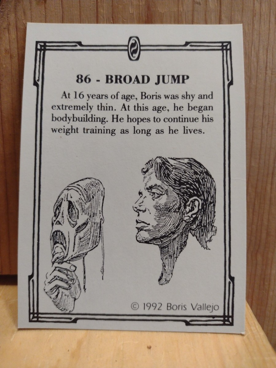 1992 Boris Vallejo Fantasy Art SERIES 2 #86 BROAD JUMP MC2 | eBay
