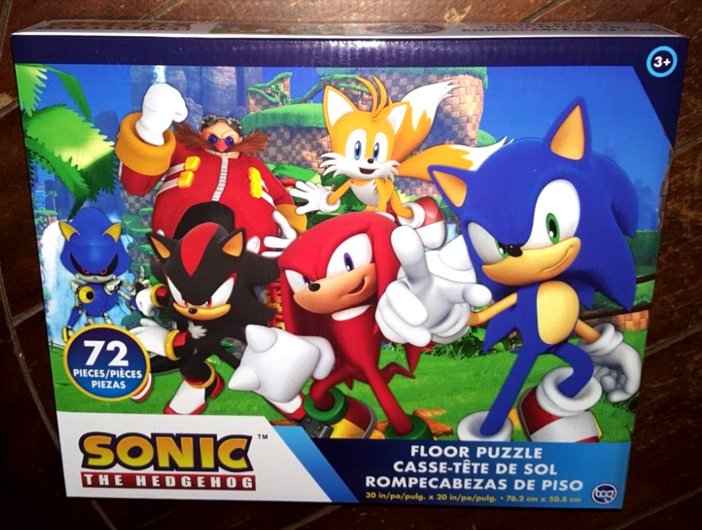 Sonic The Hedgehog™ Floor Jigsaw Puzzle 72 Pieces NEW