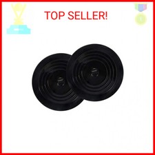 V-TOP Tub Stopper 2 Pack, 6 inches Large Silicone Drain Plug Hair Stopper Flat S