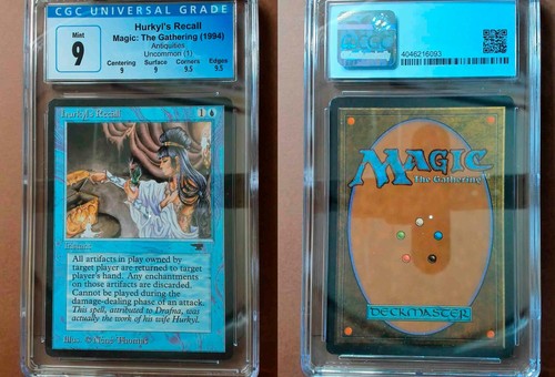 MTG Hurkyl's Recall Antiquities CGC 9 - FAST SHIPPING!
