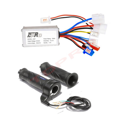 24V 250W Brush Speed Controller + Throttle Grips Razor E-Bike Electric Scooter