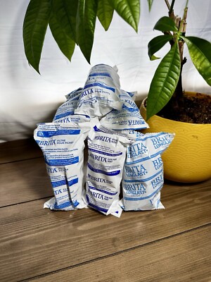 6 New BRITA Pitcher Replacement Water Filter Cartridges - NEW Style Genuine