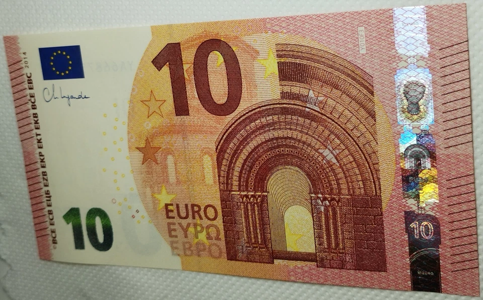 Un Billet de Dix euros - 2014 France Y Très Bon État YA6687536048 - Photo 4/4