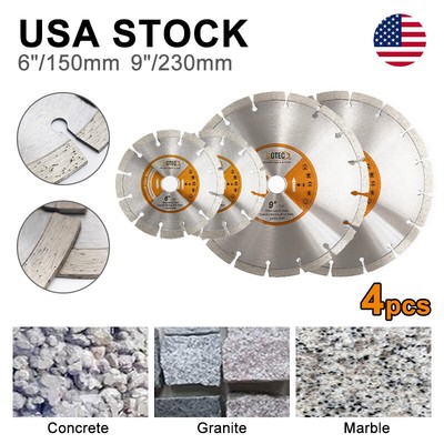 Diamond Segemented Saw Blade Concrete Cutting Disc 6''/9'' die Granite Marble