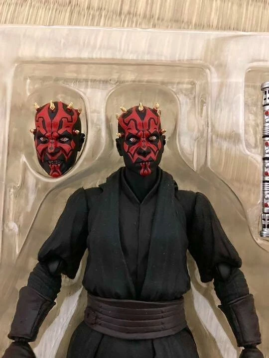 Figura de acción SH Figuarts Star Wars Episodio I Darth Maul de Japón "Excelente" Foto 4 de 4