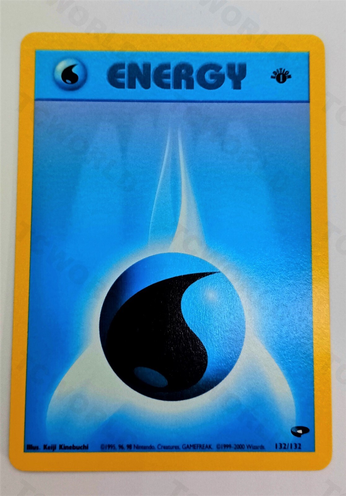 Pokémon Gym Challenge 1st Edition 132/132 "Water Energy" NMint-Mint