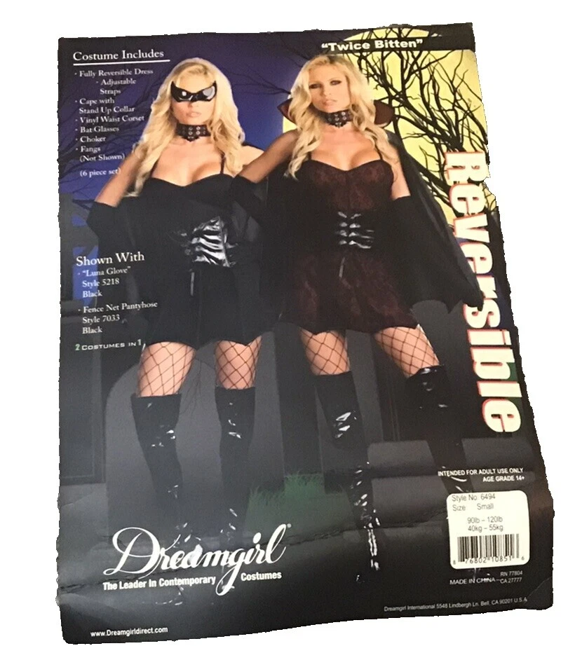 Traje completo Dreamgirl vampiro disfraces para mujeres