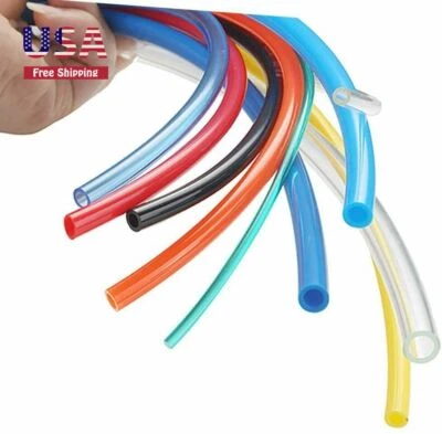 SASHOW 12mm x 8mm Blue Pneumatic Tubing Pipe PU Air Compressor Hose 16.4ft 5 Meter