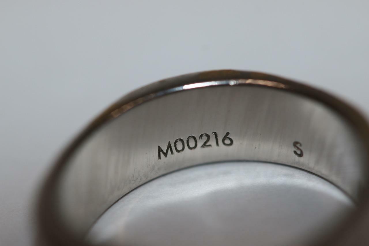 Louis Vuitton Two Tone Nanogram Ring M at 1stDibs