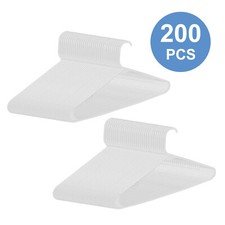 Premium Plastic Hangers Heavy Duty Non Slip Suit Camisole Hangers Pack of 200