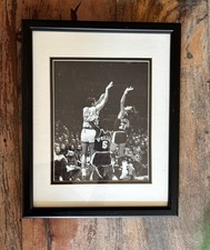 Bill Bradley Signed Basketball Framed Photo