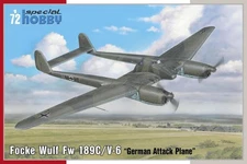 Special Hobby 100-SH72432 1:72 Focke Wulf Fw 189C/V-6 Military Plane Kit