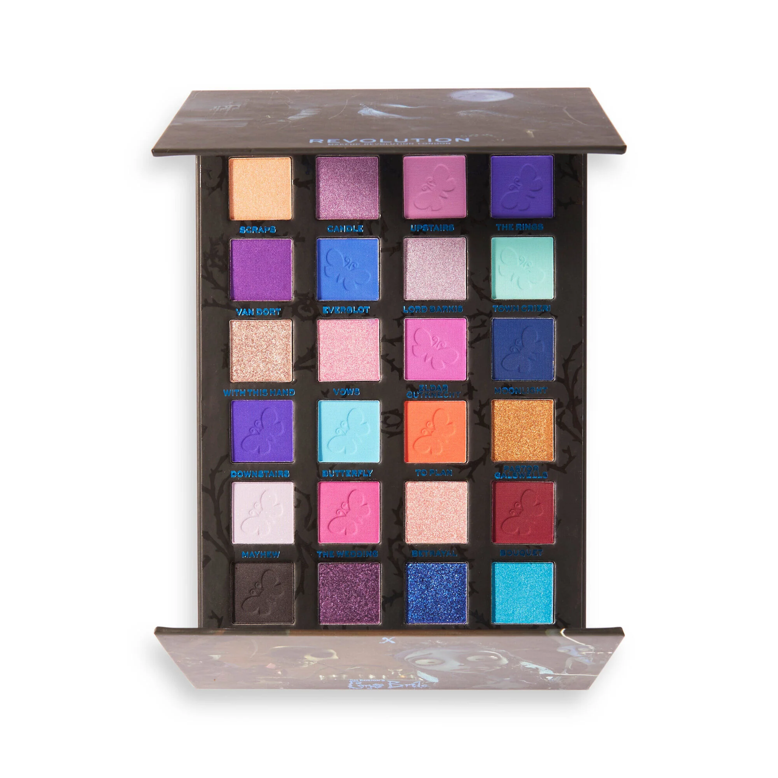 Revolution Eyeshadow Palette Corpse Bride Upstairs Downstairs