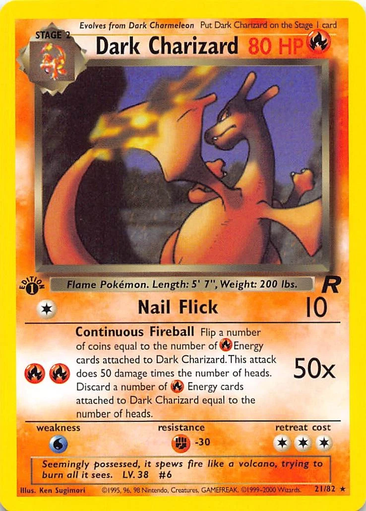Pokémon TCG Darkness Individual Collectible Card Game Cards for