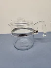 Pyrex Vintage Glass Flameware 6-Cup Coffee Percolator Pot 7756-B Glass Only