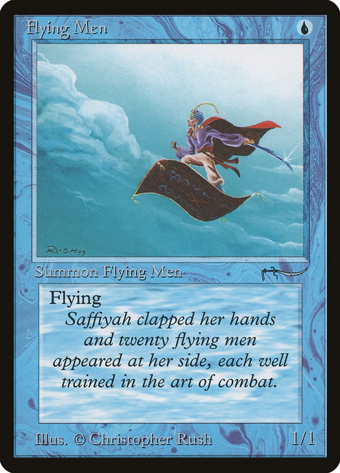 MTG Magic the Gathering Flying Men (14/92) Arabian Nights HP