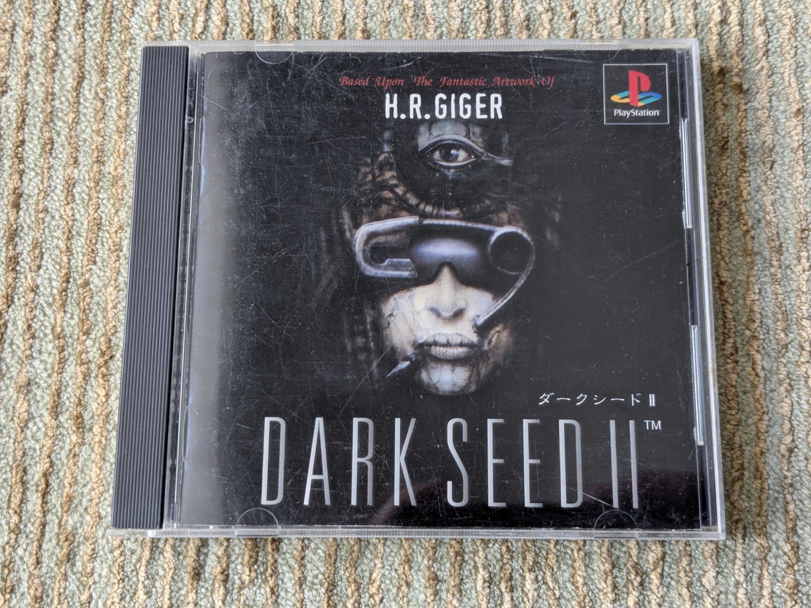 DARK SEED II 2 Japanese Sony Playstation PS1 Japan Complete CIB Tested US SELLER