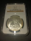 1897 MORGAN SILVER DOLLAR NGC MS 64. BEAUTIFUL COIN!