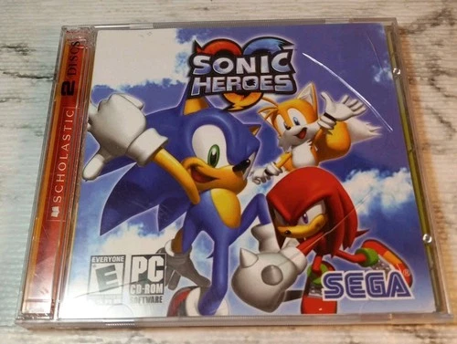 Sonic Heroes (CD-ROM PC 2003 Sega 2 Disc Set Complete