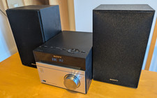 Sony CMT-S20 Micro Hi-Fi System CD USB FM Radio Speakers Fully Tested Working