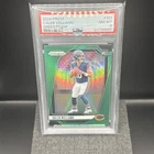 2024 Panini Prizm #301 Caleb Williams Green Prizm PSA 8 Rookie RC MINT