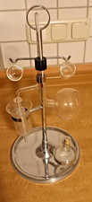 Mini-Destillator,  Schnapsbrenner,  Destille,  Glas- Chrom, Partygag, neuwertig