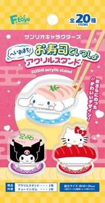 SANRIO Hey Omachi Sushi Together Acrylic Stand Full Set (20 pieces)