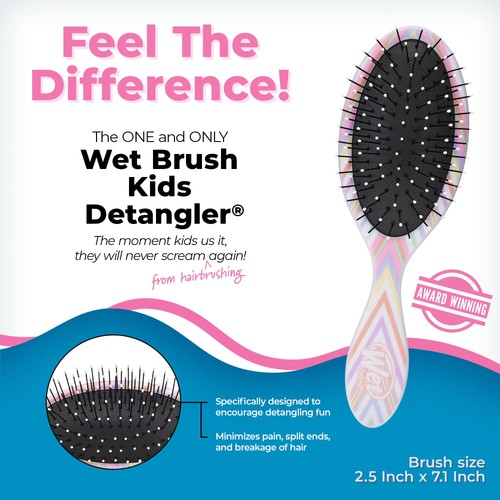 Detangler Hair Brushes - Chevron - Midi Detangling Brush with Ultra-Soft Inte... - Picture 2 of 6