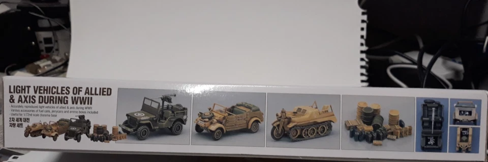 ACADEMY 3 Veicoli militari WWII 1:35 cod. 13416 - Immagine 3 di 3