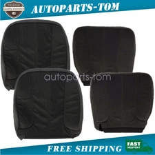 For 2003 2004 2005 Dodge Ram 1500 2500 Driver & Passenger Seat Cover Dark Gray