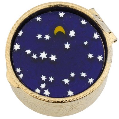 GlassOfVenice Murano Glass Small Millefiori Pill Box - Round