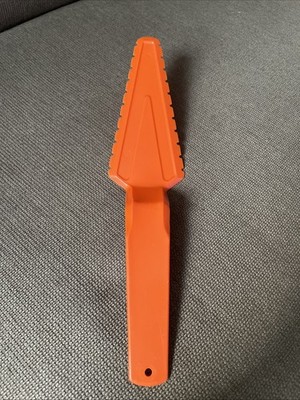 Tupperware Pie Cake Cutter Server Kitchen Tool Orange Vintage #1228-8