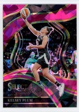 2024 Panini Select WNBA Courtside Pink Ice Prizm Kelsey Plum #205 1q03