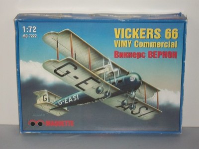 Maquette 1/72 Vickers 66 Vimy Commercial