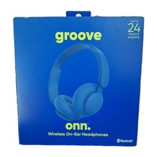 Groove Onn Wireless on Ear Headphones Bluetooth Microphone 33ft Range New OB