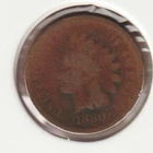 US Rare Old West 1880 Indian Head Penny Coin American Collection Shield Cent USA