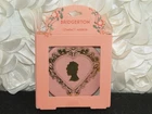 NEW Bridgerton Book Netflix Series Pink Gold Cameo Double Sided Compact Mirror