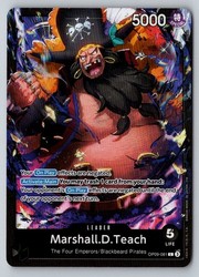 Marshall D. Teach OP09-081 Leader - Starter Deck 27: BLACK
