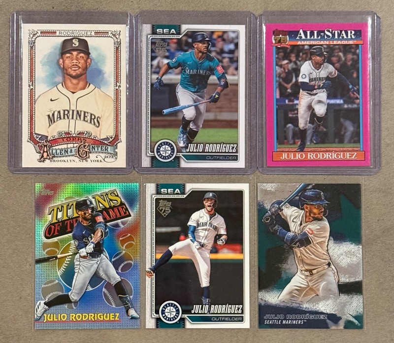 MLB BASEBALL 2026 TOPPS JULIO RODRIGUEZ CARD LOT SEATTLE MARINERS