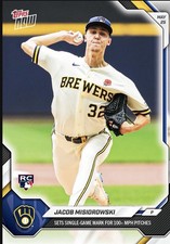 Jacob Misiorowski RC Record 100+ MPH 2026 MLB...