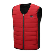 12‑Zone V‑Neck Heated Gilet – Rechargeable Electric Heated Jacket & USB Powered